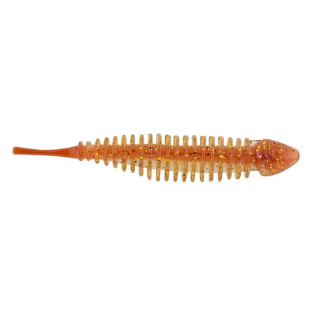 Matzuo Gaikotsu Ribbed Beaver Tail 4 Fire Tail Gold, 8PK MTZGKBT4.0FTGLD